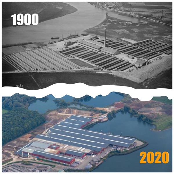 Rijswaard Baksteen toen en nu - 120 jaar